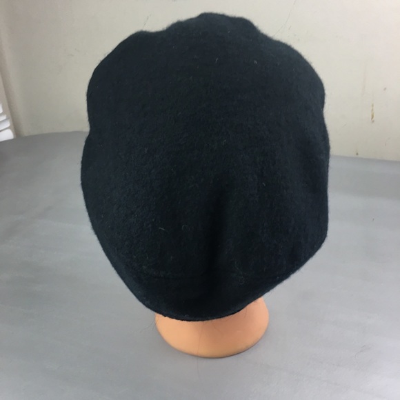 Vintage black wool Greek fisherman's cap hat - Picture 5 of 9